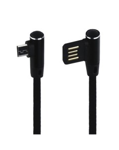USB кабель LP Micro USB оплетка Т порт 1м черный европакет Liberty project