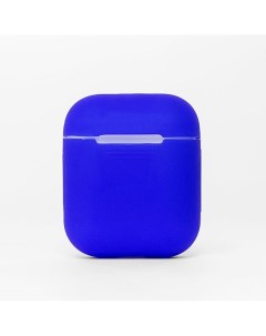 Чехол для кейса наушников Apple AirPods AirPods 2 силиконовый тонкий синий Promise mobile