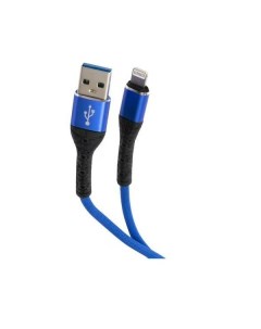 Кабель USB Lightning синий 1 м Mobility