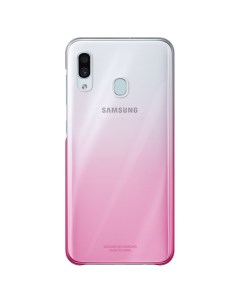 Клип кейс для Galaxy A30 Gradation Cover розовый Samsung