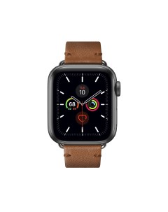 Ремешок для часов Apple Watch 40мм кожаный коричневый Native union