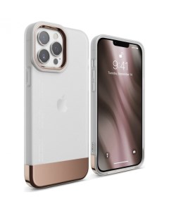 Чехол Glide для iPhone 13 Pro Прозрачный Розовое золото Elago