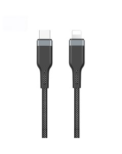 Кабель USB USB Type C Lightning PT04 0 3 м черный Wiwu