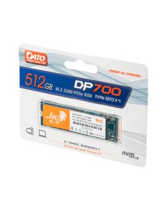 SSD накопитель DP700 M 2 2280 512 ГБ DP700SSD 512GB Dato