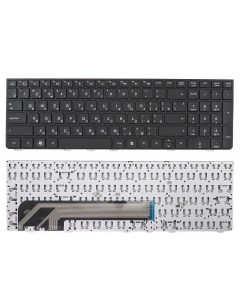 Клавиатура для ноутбука HP ProBook 4530S черная с черной рамкой Azerty