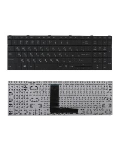Клавиатура для ноутбука Toshiba C50 B черная Azerty