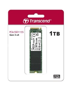 SSD накопитель M 2 2280 1 ТБ TS1TMTE115S Transcend