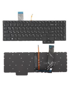 Клавиатура для ноутбука Lenovo Legion Y7000 R7000P черная с подсветкой Azerty
