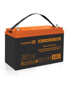 Аккумуляторная батарея HRL 12 100 12V 100Ah Exegate