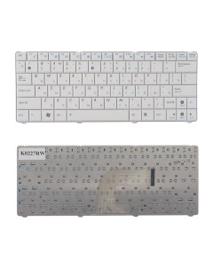 Клавиатура для ноутбука Asus N10 N10E N10J белая Azerty