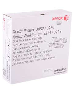 Картридж для лазерного принтера 106R02782 черный оригинал Xerox