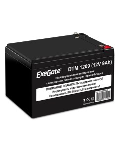 Аккумулятор для ИБП DTM 1209 9 А ч 12 В DTM 1209 Exegate