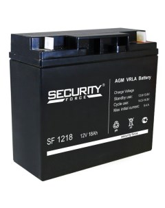 Аккумулятор для ИБП SF 1218 18 А ч 12 В SF Security force