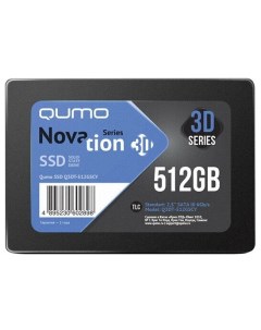 SSD накопитель Novation 2 5 512 ГБ Q3DT 512GSСY Qumo