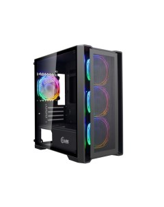 Корпус компьютерный Alisio Micro X4B CAMIB L4 Black Powercase