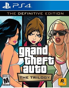 Игра Grand Theft Auto The Trilogy Definitive Edition GTA Trilogy PS4 Rockstar