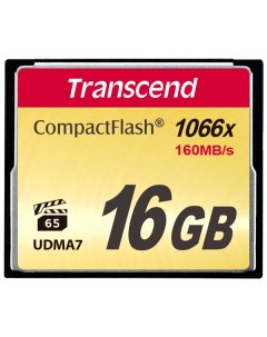 Карта памяти Compact Flash Ultimate TS16GCF1000 16GB Transcend