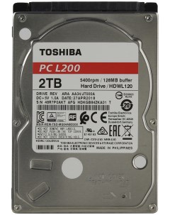 Жесткий диск L200 2ТБ HDWL120UZSVA Toshiba
