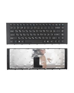 Клавиатура для ноутбука Sony VPC EA VPCEA черная с рамкой Azerty