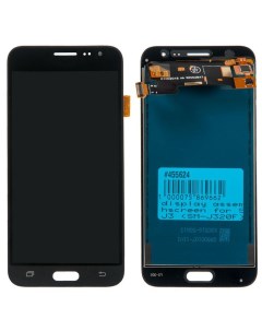 Дисплей с тачскрином для Samsung Galaxy J3 SM J320F черный 2016 AMOLED Rocknparts