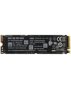 SSD накопитель 760P M 2 2280 256 ГБ SSDPEKKW256G8XT Intel