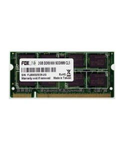 Оперативная память FL800D2S5 2G DDR2 1x2Gb 800MHz Foxline