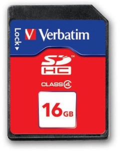 Флеш карта SDHC 16GB Verbatim