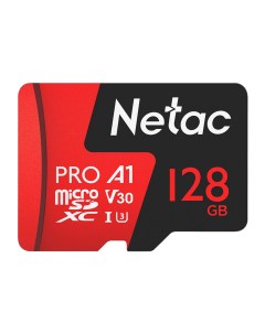 Карта памяти P500 Extreme Pro microSD 128GB NT02P500PRO 128G S Netac
