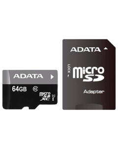 Карта памяти Micro SDXC Premier AUSDX64GUICL10 RA1 64GB Adata