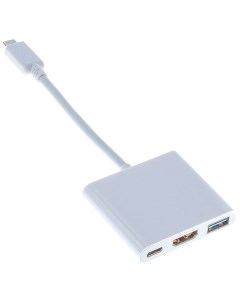Адаптер USB Type C HDMI M F White Buro