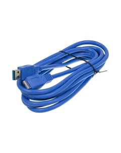 Кабель micro USB B m USB A m 3м синий Ningbo