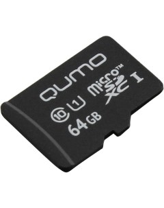 Карта памяти Micro SecureDigital 64Gb UHS I 3 0 QM64GMICSDXC10U1NA Qumo