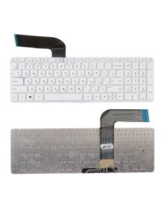 Клавиатура для ноутбука HP Pavilion 15 P 17 F белая без рамки Azerty