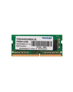 Оперативная память Patriot 4Gb DDR4 2400MHz SO DIMM PSD44G240041S Patriot memory