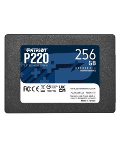 SSD накопитель P220 2 5 256 ГБ P220S256G25 Patriot memory