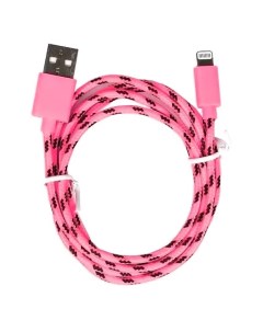 Кабель USB 8 pin для Apple iK 512n розовый Smartbuy