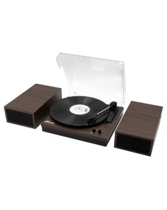 Проигрыватель виниловых пластинок LP 340B Dark Wood Ritmix