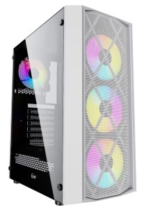 Корпус компьютерный Rhombus X4 CMRMW L4 White Powercase