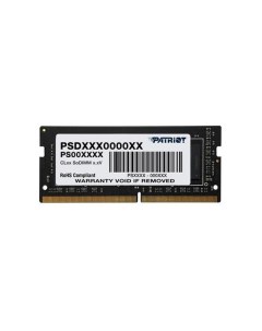 Оперативная память Patriot Signature 16Gb DDR4 2400MHz SO DIMM PSD416G240081S Patriot memory