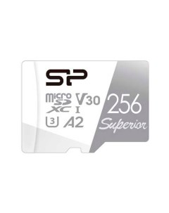 Карта памяти Superior A2 microSDXC 256GB SP256GBSTXDA2V20 Silicon power