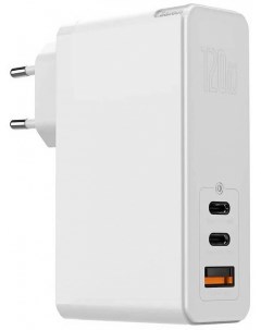 Сетевое зарядное устройство GaN Mini Quick Charger 1xUSB 5 A CCGAN J02 white Baseus