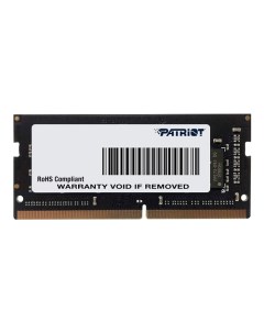 Оперативная память Patriot Signature Line 16Gb DDR4 3200MHz SO DIMM PSD416G32002S Patriot memory
