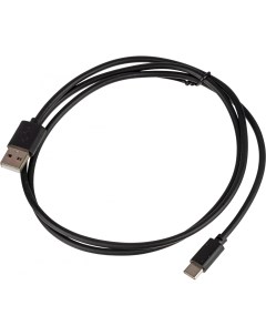 Кабель USB Type C m USB m 3A 1 м черный Behpex