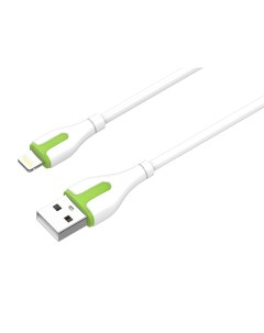 Кабель LS572 USB Lightning 2 1A 2m White Green LD_C3816 Ldnio