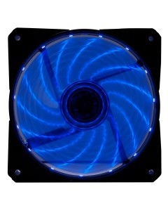 Вентилятор DFAN LED BLUE 3 pin 4 pinMolex24dB 160gr LED Ret Digma
