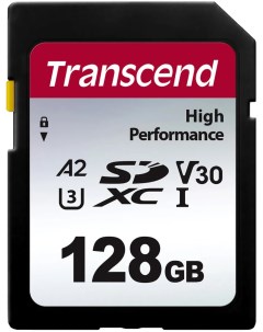 Карта памяти 128GB SDXC TS128GSDC330S Transcend