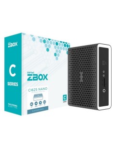Настольный компьютер black ZBOX CI625NANO BE Zotac