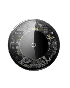 Беспроводное зарядное устройство Simple 10 W черный прозрачный CCALL AJK01 Baseus