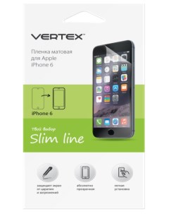 Защитная пленка для Apple iPhone 6 6s глянцевая Vertex