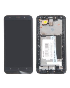 Дисплей в сборе с тачскрином и передней панелью для Asus ZenFone 2 черный 5 5 Ref Rocknparts